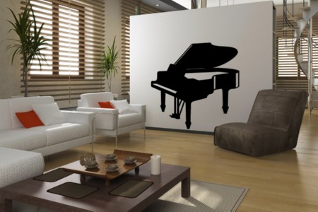 Αυτοκόλλητο  τοίχου “Πιάνο”
